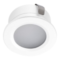 LED Vanjsko ugradno svjetlo IMBER LED/1W/12V 3000K promjer 3 cm 40 lm IP65 bijela