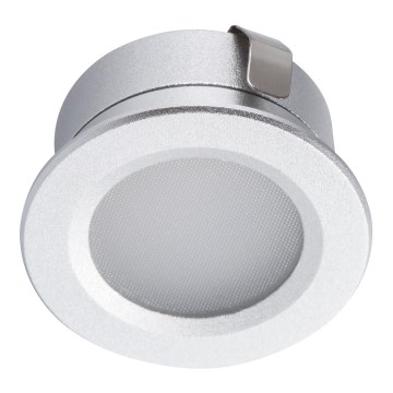 LED Vanjsko ugradno svjetlo IMBER LED/1W/12V 4000K promjer 3 cm 40 lm IP65 srebrna