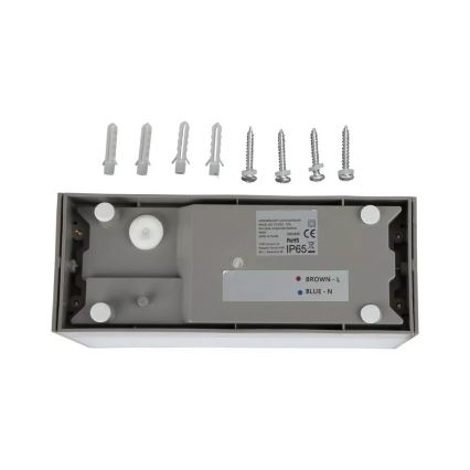 LED Vanjsko zidno svjetlo 1xLED/12W/230V IP65 4000K