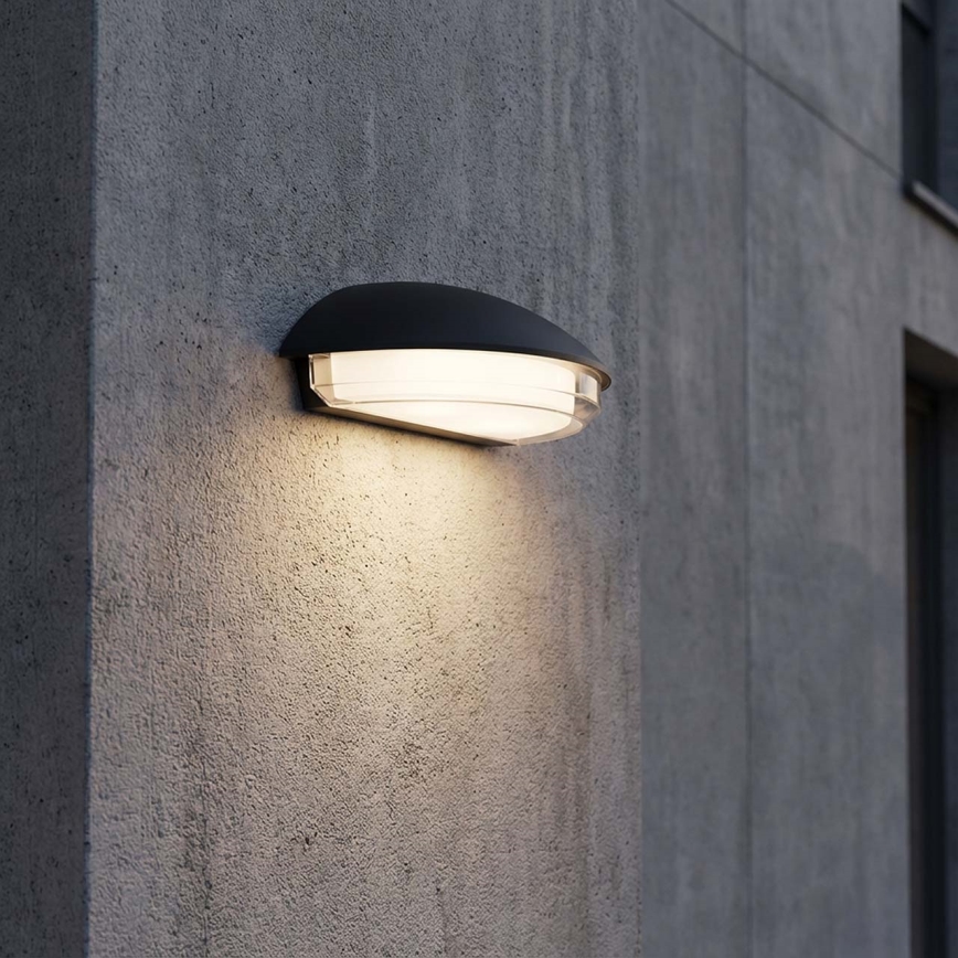 LED vanjsko zidno svjetlo ALABAMA LED/12W/230V IP54 crno