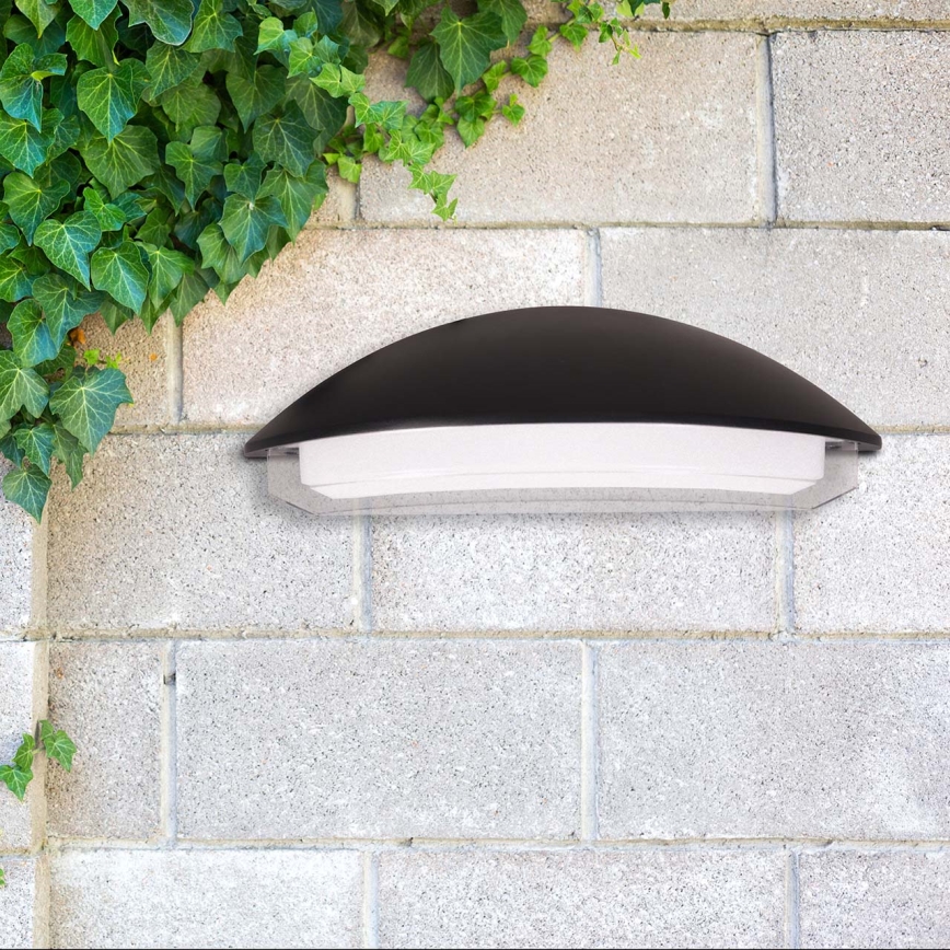 LED vanjsko zidno svjetlo ALABAMA LED/12W/230V IP54 crno