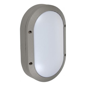 LED vanjsko zidno svjetlo BERAD LED/8W/230V IP54 sivo