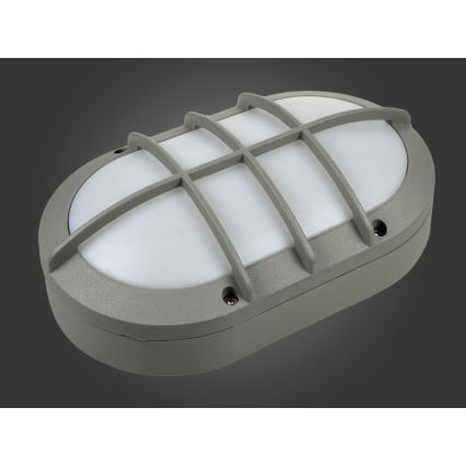 LED vanjsko zidno svjetlo FRAY LED/8W/230V IP54 sivo