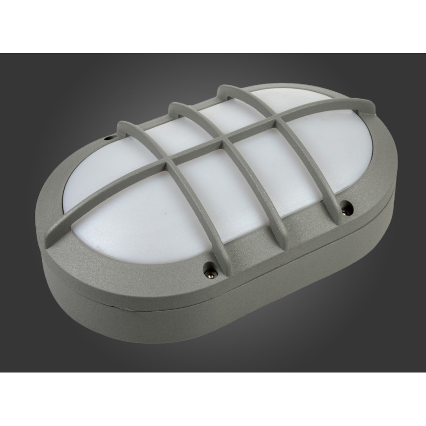 LED vanjsko zidno svjetlo FRAY LED/8W/230V IP54 sivo