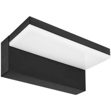 LED vanjsko zidno svjetlo HESTIO LED/9W/230V 4000K IP44 crno
