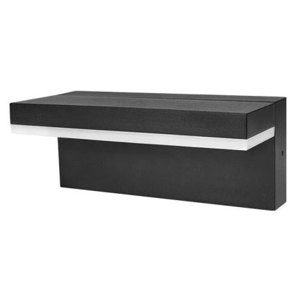 LED vanjsko zidno svjetlo HESTIO LED/9W/230V 4000K IP44 crno