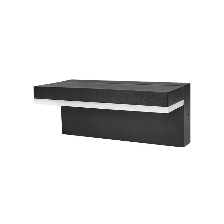 LED vanjsko zidno svjetlo HESTIO LED/9W/230V 4000K IP44 crno