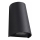 LED vanjsko zidno svjetlo LED/11W/230V IP65 crno
