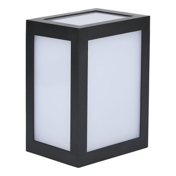 LED vanjsko zidno svjetlo LED/12W/230V 3000K IP65 crno