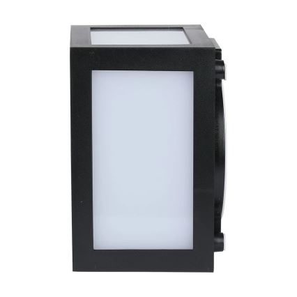 LED vanjsko zidno svjetlo LED/12W/230V 3000K IP65 crno