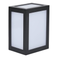 LED vanjsko zidno svjetlo LED/12W/230V 4000K IP65 crno