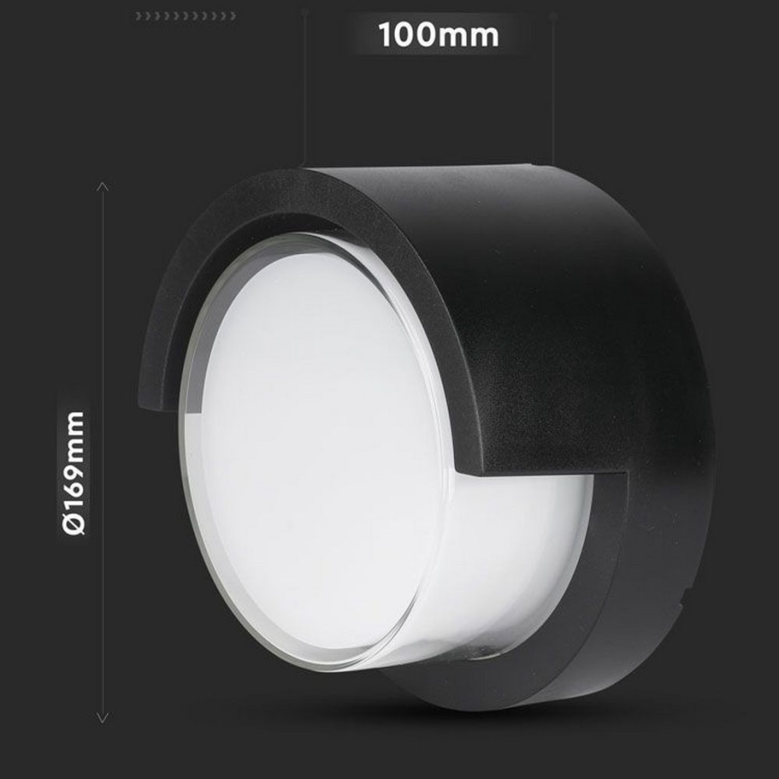LED Vanjsko zidno svjetlo LED/12W/230V 4000K IP65