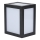 LED vanjsko zidno svjetlo LED/12W/230V 6400K IP65 crno