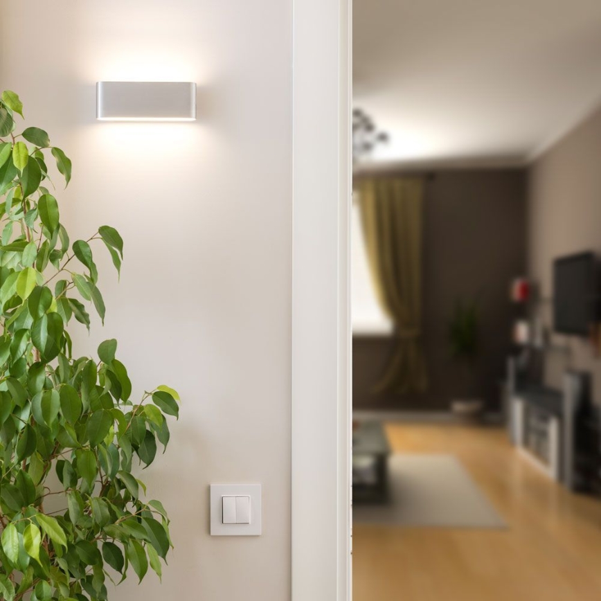 LED Vanjsko zidno svjetlo LED/12W/230V 6400K IP65