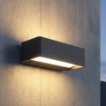 LED vanjsko zidno svjetlo LED/13W/230V IP65 crno