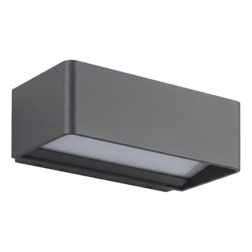 LED vanjsko zidno svjetlo LED/13W/230V IP65 crno