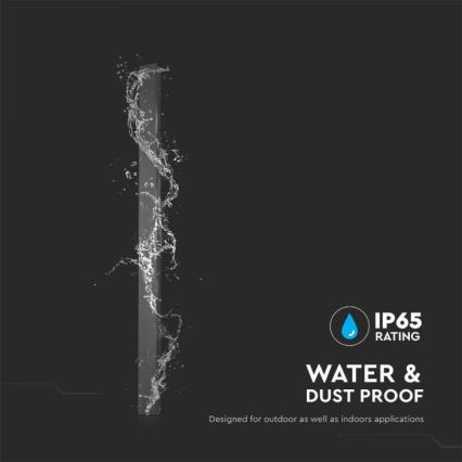 LED vanjsko zidno svjetlo LED/16W/230V 4000K IP65 101 cm antracitno