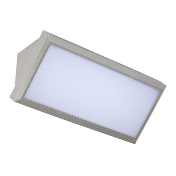 LED Vanjsko zidno svjetlo LED/20W/230V 4000K IP65 siva