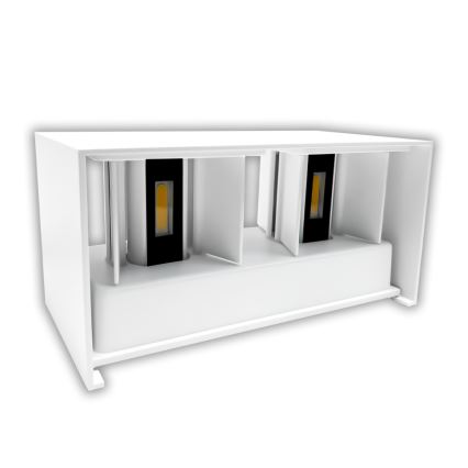 LED vanjsko zidno svjetlo LED/24W/230V 3000K IP65 bijelo