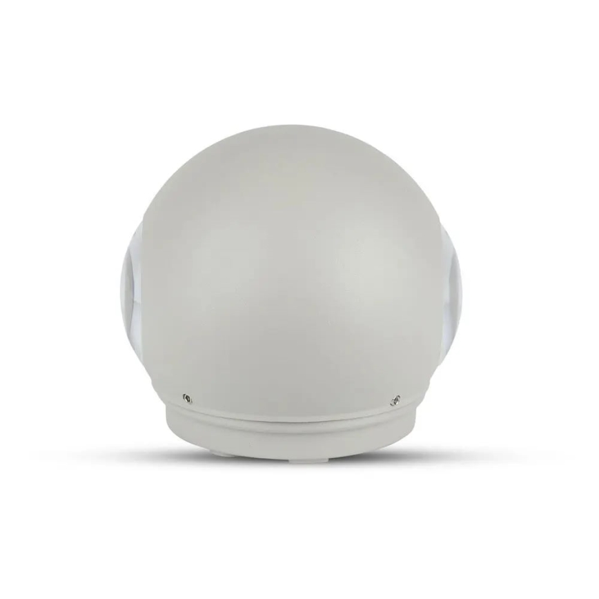 LED Vanjsko zidno svjetlo LED/6W/230V 4000K IP65 siva