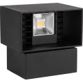 LED vanjsko zidno svjetlo LED/6W/230V IP54 crno