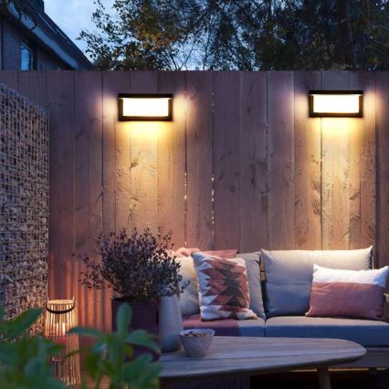 LED vanjsko zidno svjetlo NEELY LED/12W/230V IP54 crno