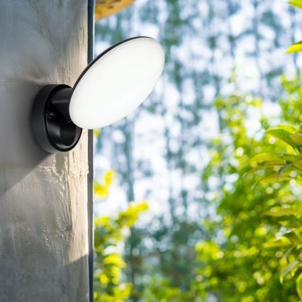 LED vanjsko zidno svjetlo OLAF LED/10W/230V IP44 crno