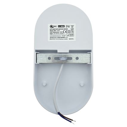 LED vanjsko zidno svjetlo s detektorom pokreta, LED/18 W/230 V, IP44, antracit