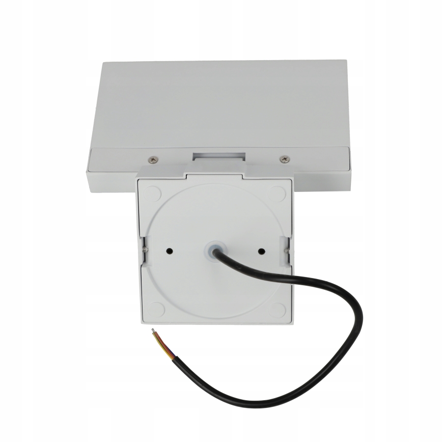 LED vanjska zidna svjetiljka s detektorom pokreta LED/18W/230V IP44 bijela