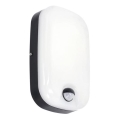 LED Vanjsko zidno svjetlo s senzorom pokreta i sumraka BAVANO LED/15W/230V 3000/4000/5700K IP54
