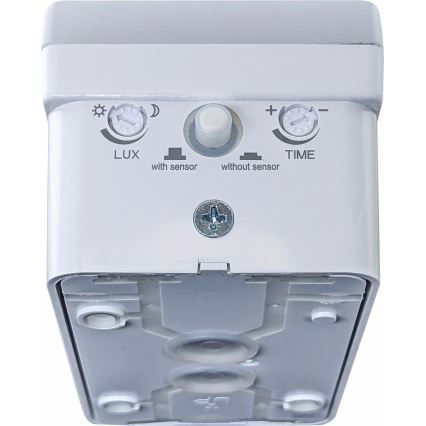 LED Prilagodljivo vanjsko zidno svjetlo s senzorom pokreta i sumraka LED/12/15/20W/230V IP65 bijelo