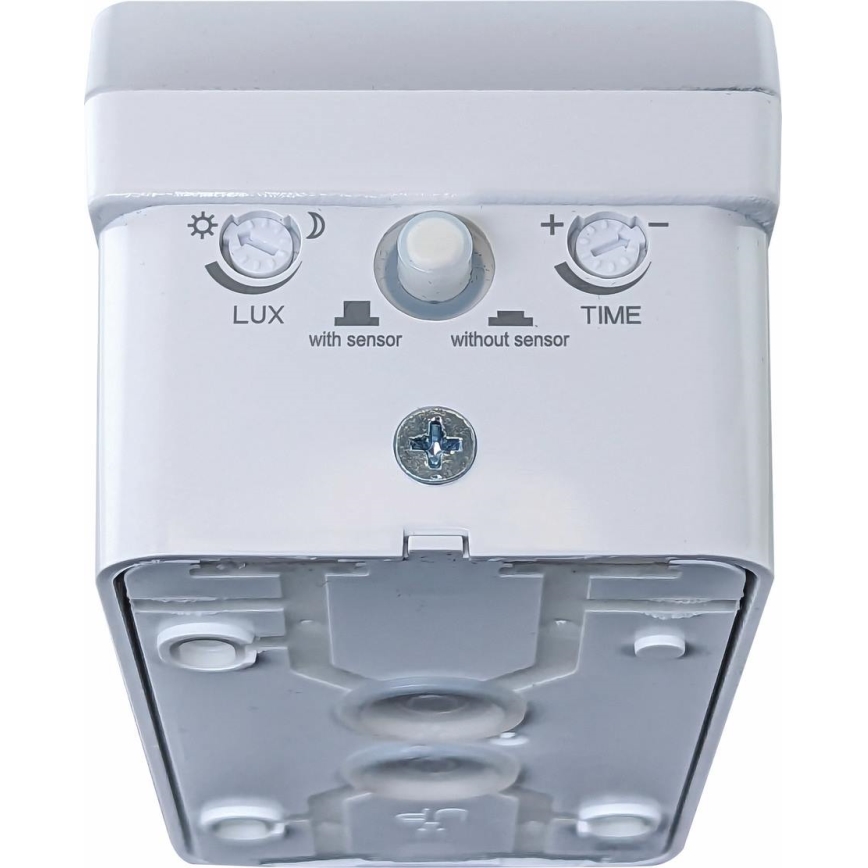 LED Prilagodljivo vanjsko zidno svjetlo s senzorom pokreta i sumraka LED/12/15/20W/230V IP65 bijelo