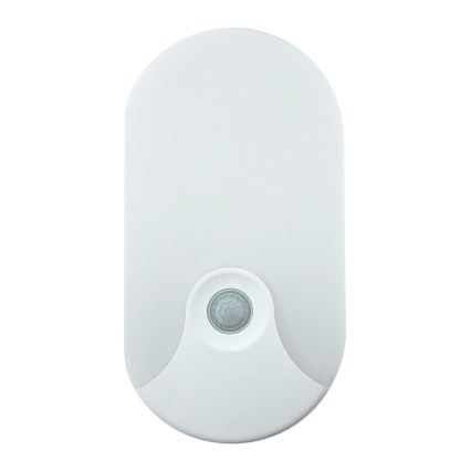 LED vanjsko zidno svjetlo s senzorom pokreta LED/18W/230V IP44 bijela