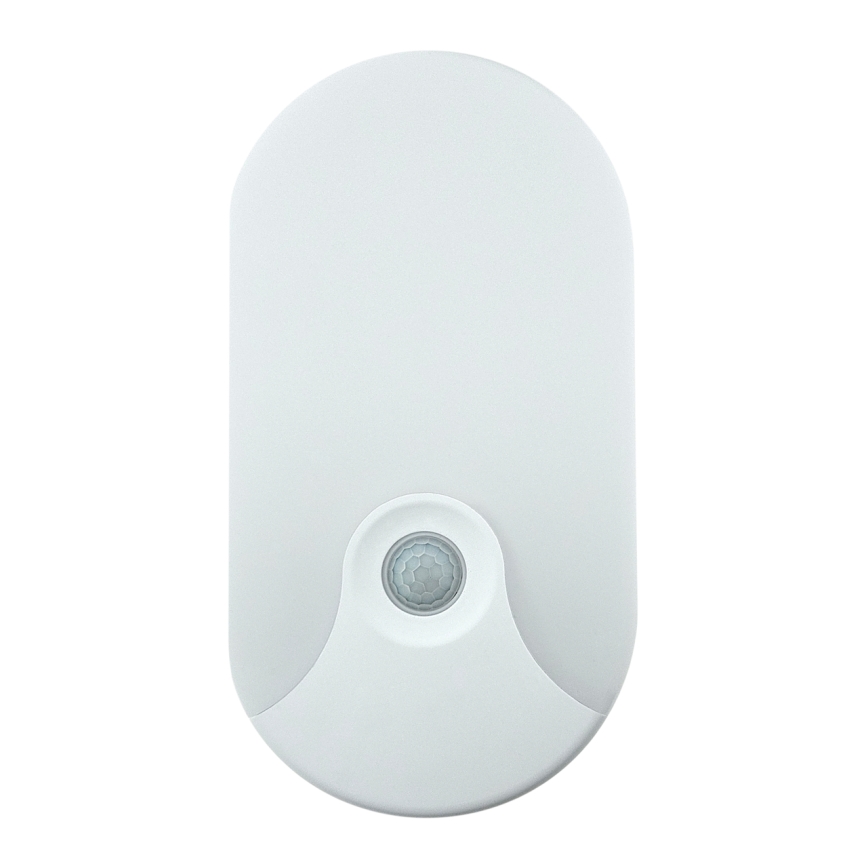 LED vanjsko zidno svjetlo s senzorom pokreta LED/18W/230V IP44 bijela