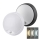 LED vanjsko zidno svjetlo sa senzorom 2u1 LED/20W/230V 3000/4000/6500K IP65 prom. 22 cm