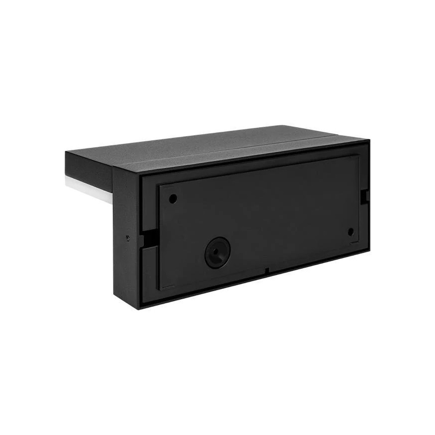 LED vanjsko zidno svjetlo sa senzorom HESTIO LED/9W/230V 4000K IP44 crno