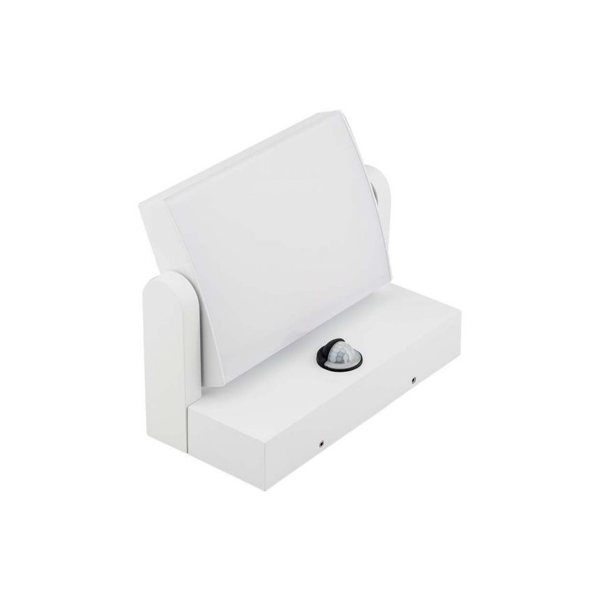 LED Vanjsko zidno svjetlo sa senzorom LED/17W/230V 4000K IP65 bijela