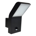 LED Vanjsko zidno svjetlo sa senzorom LESK LED/9W/230V IP54 4000K