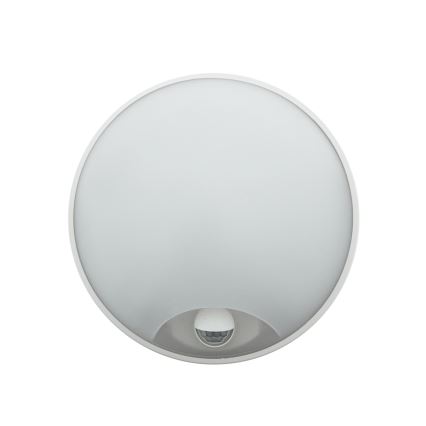 Vanjska prigušiva LED zidna svjetiljka s detektorom pokreta LED/15/18/20W/230V 3000K/4000K/6500K IP65 crna/bijela