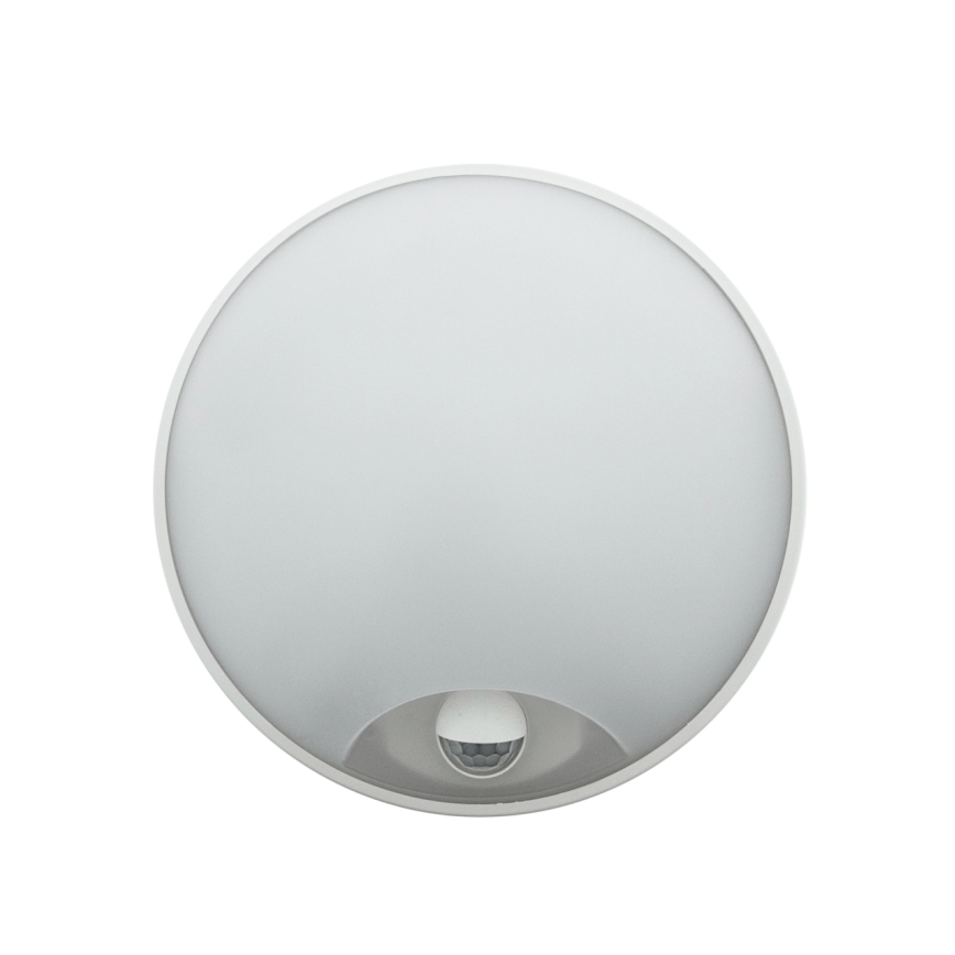 Vanjska prigušiva LED zidna svjetiljka s detektorom pokreta LED/15/18/20W/230V 3000K/4000K/6500K IP65 crna/bijela