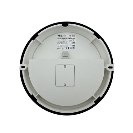 Vanjska prigušiva LED zidna svjetiljka s detektorom pokreta LED/15/18/20W/230V 3000K/4000K/6500K IP65 crna/bijela