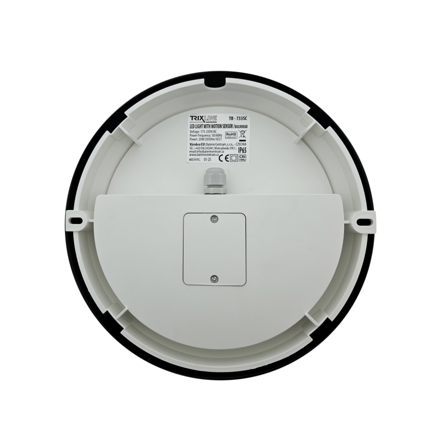 Vanjska prigušiva LED zidna svjetiljka s detektorom pokreta LED/15/18/20W/230V 3000K/4000K/6500K IP65 crna/bijela