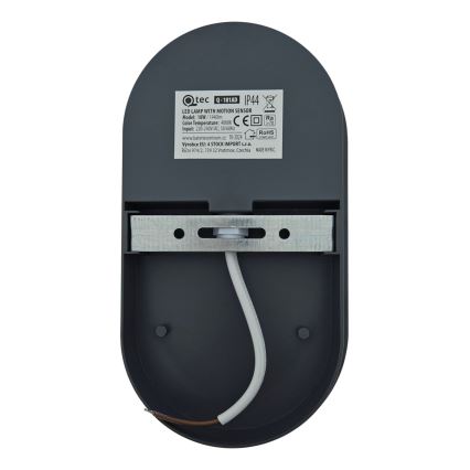 LED vanjsko zidno svjetlo sa senzorom pokreta LED/18W/230V IP44 antracit