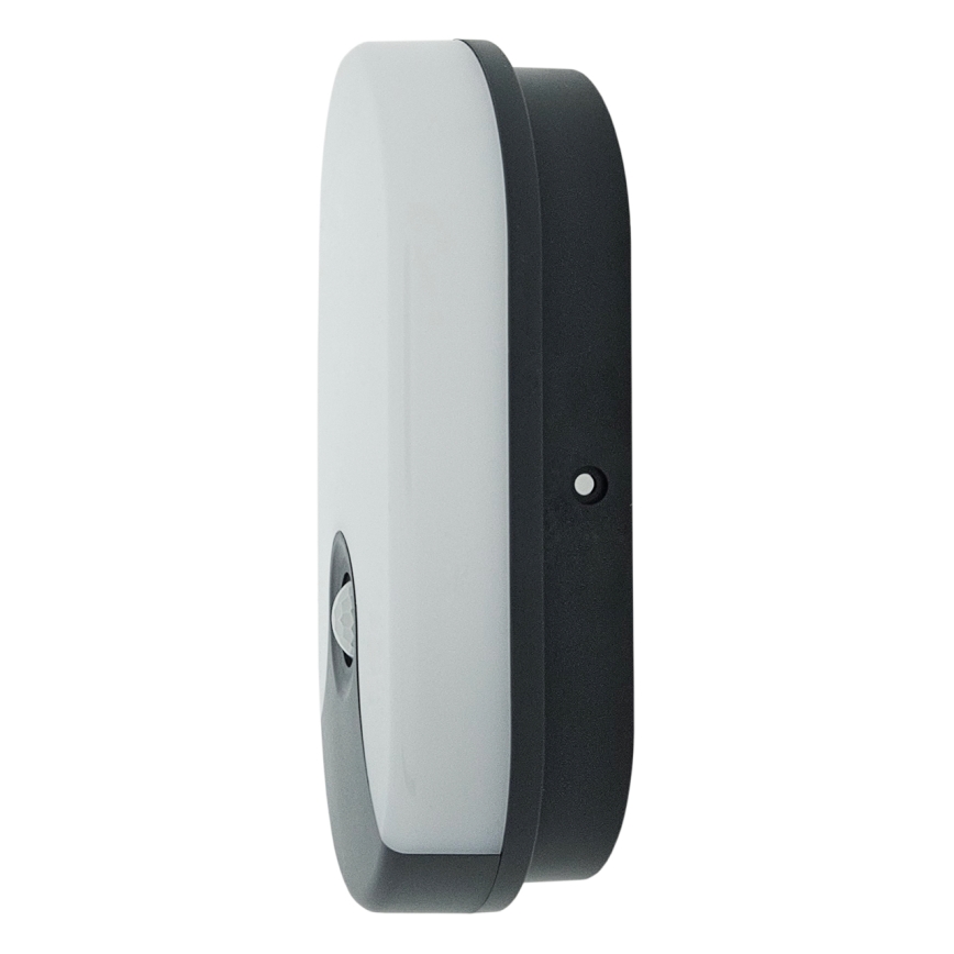 LED vanjsko zidno svjetlo sa senzorom pokreta LED/18W/230V IP44 antracit