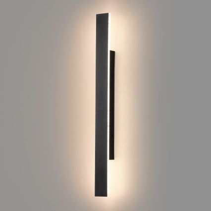 LED vanjsko zidno svjetlo WOW LED/11W/230V 3000/4000/6000K 60 cm IP54 crno