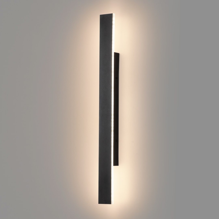 LED vanjsko zidno svjetlo WOW LED/11W/230V 3000/4000/6000K 60 cm IP54 crno
