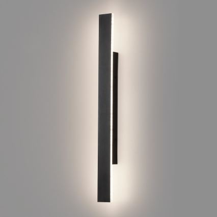 LED vanjsko zidno svjetlo WOW LED/11W/230V 3000/4000/6000K 60 cm IP54 crno
