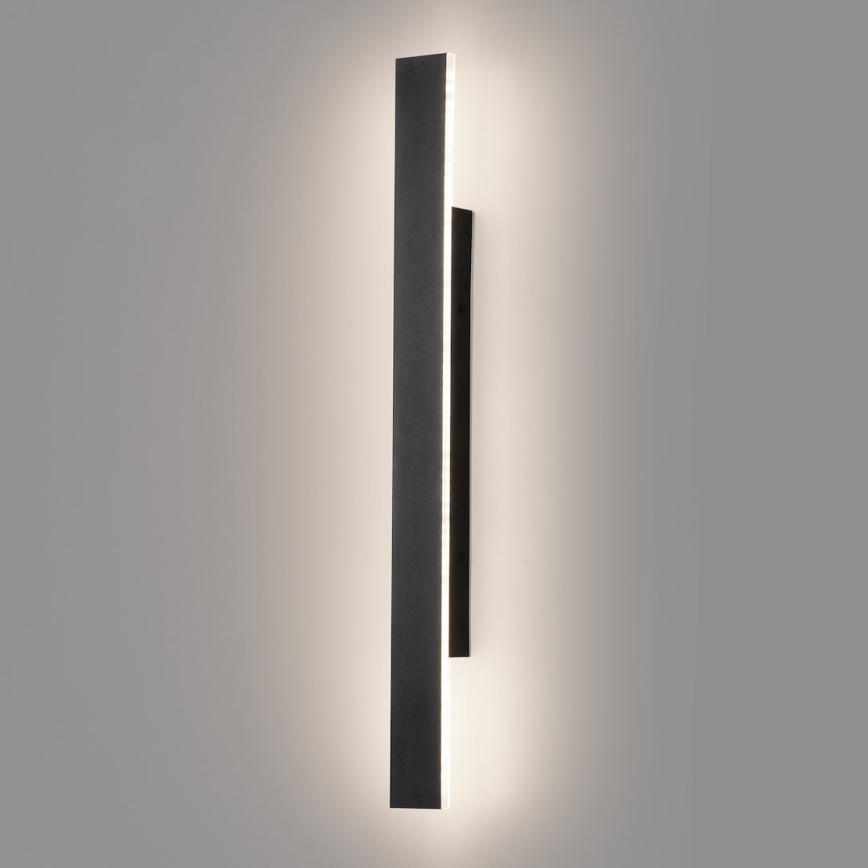 LED vanjsko zidno svjetlo WOW LED/11W/230V 3000/4000/6000K 60 cm IP54 crno