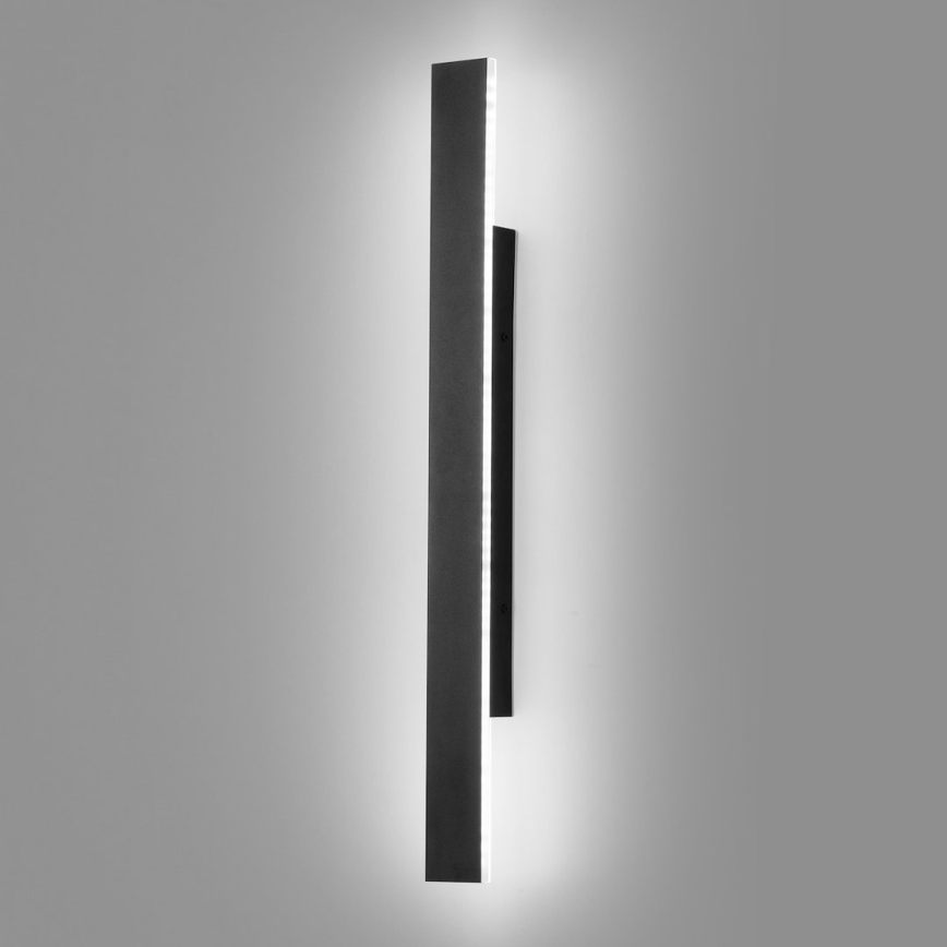 LED vanjsko zidno svjetlo WOW LED/11W/230V 3000/4000/6000K 60 cm IP54 crno