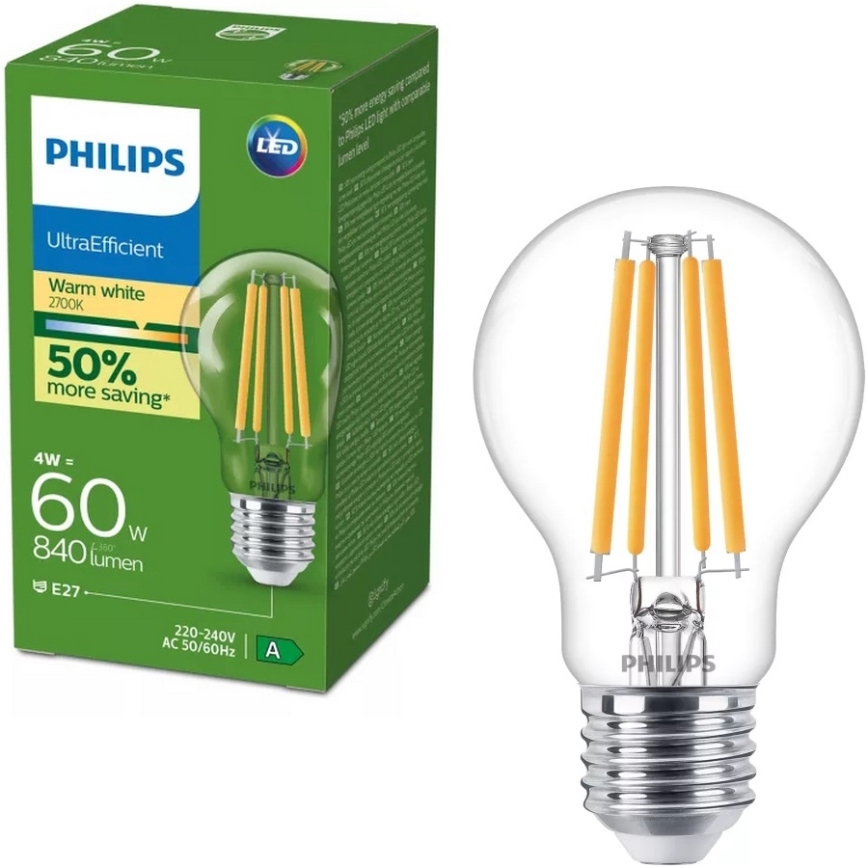 LED VINTAGE žarulja Philips E27/4W/230V 2700K